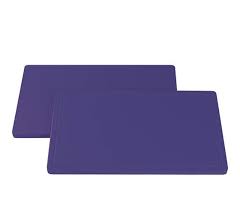Schneideplatte 500x300xH20 Lilas o/Saftrille - anti-allergen